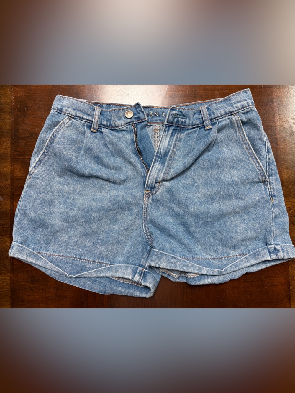American Eagle Outfitters Light Blue Denim Shorts